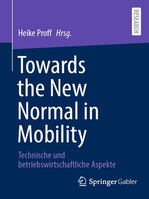 cover image of Towards the New Normal in Mobility